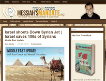 Tablet Screenshot of messiahsmandate.org